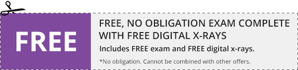 Free No Obligation Exam Complete with Free X-Digital X-rays