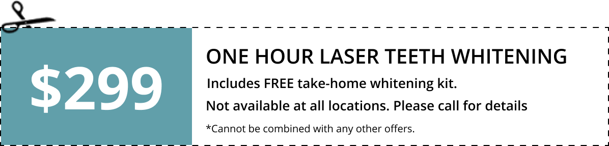 One Hour Laser Teeth Whitening